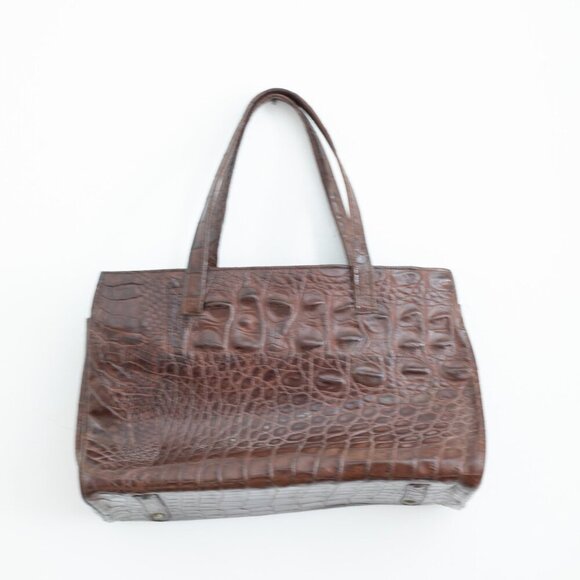 Veari Genuine Crocodile Leather Small Tote Bag - Picture 6 of 6
